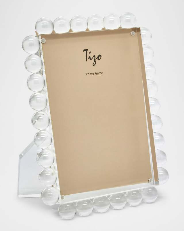 LUCITE BUBBLES FRAME, 5" x 7"